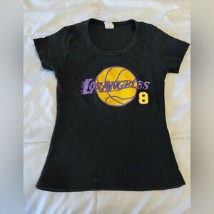 Vintage Kids Kobe Bryant Los Angeles Lakers # 8 T Shirt kids size small